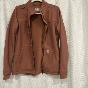 Carhartt Women’s Modern Fit Brown Scrub Jacket